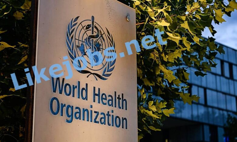 فرص عمل بمنظمة الصحة العالمية في الجزائر