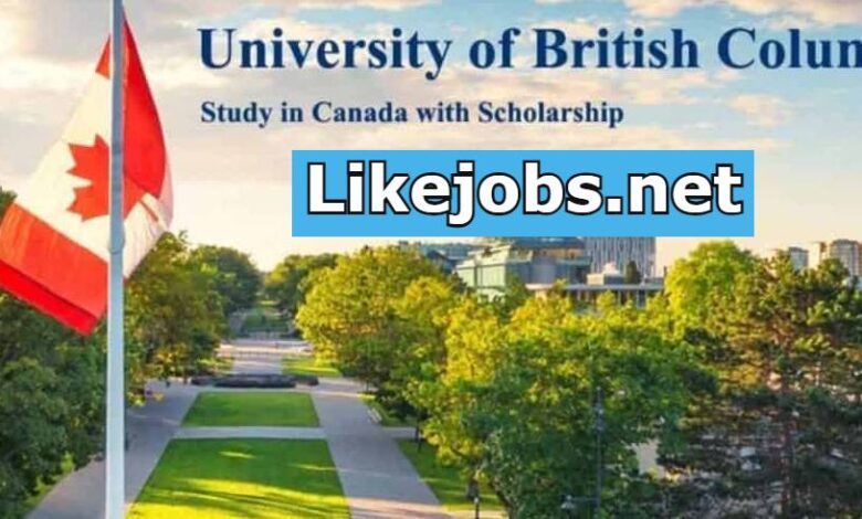 عقد عمل محدد بجامعة كولومبيا البريطانية في كندا براتب يصل الى 5000 دولار