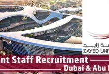 فرص عمل جامعة زايد في الإمارات بعدة تخصصات