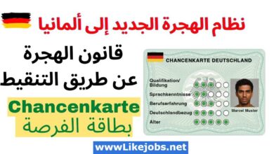 التسجيل في بطاقة فرصة المانيا لجذب العمال الماهرين 2024