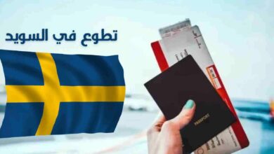 السويد تبحث عن متطوعين مع توفير السكن وتذاكر سفر مجانية