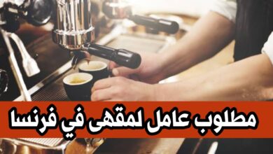 مطلوب عامل لمقهى عربي في فرنسا