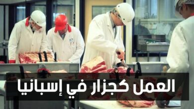 فرص عمل للجزارين في اسبانيا برواتب مغرية