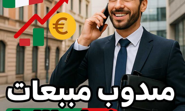 العمل كمندوب مبيعات في شركة ايطالية 1 العمل كمندوب مبيعات في شركة ايطالية