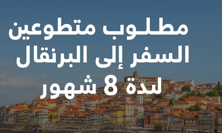 مطلوب متطوعين للسفر الى البرتغال لمدة 8 شهور 1 مطلوب متطوعين للسفر الى البرتغال لمدة 8 شهور