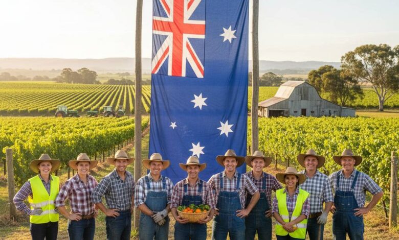 الحكومة الأسترالية تفتح التسجيل في برنامج العمال الموسميين — 400 منصب شاغر 1 الحكومة الأسترالية تفتح التسجيل في برنامج العمال الموسميين — 400 منصب شاغر