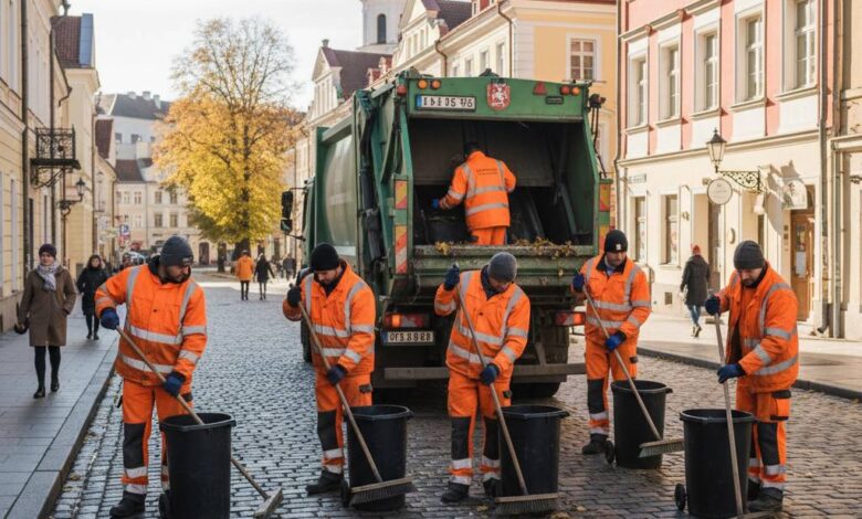 مطلوب عمال تنظيف شوارع في ليتوانيا