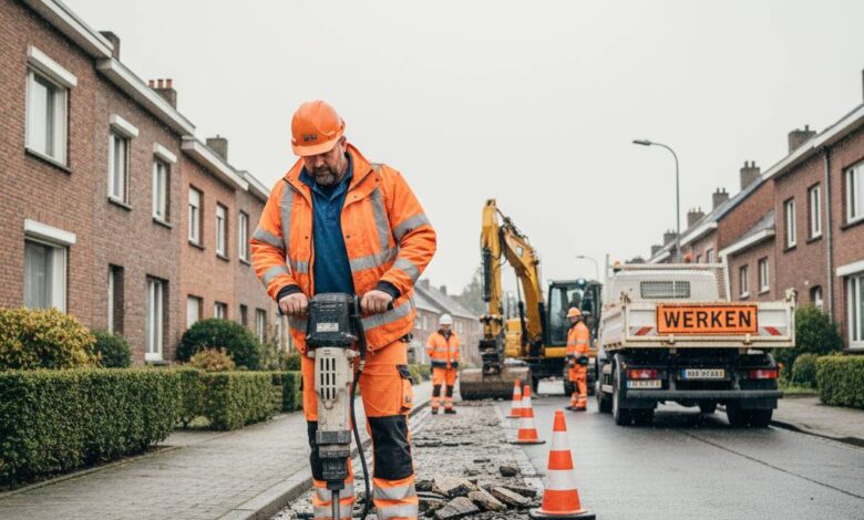 عمل في بلجيكا بدون شرط اللغة | وظيفة عامل تهيئة طرق