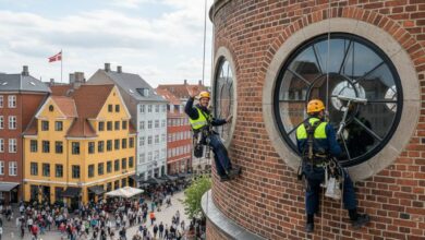 مطلوب عمال تنظيف النوافذ في الدنمارك