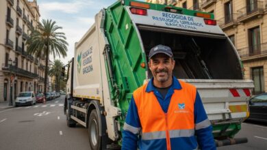 مطلوب سائق شاحنة جمع النفايات في اسبانيا