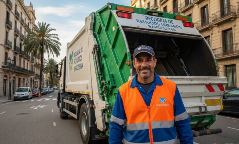 مطلوب سائق شاحنة جمع النفايات في اسبانيا
