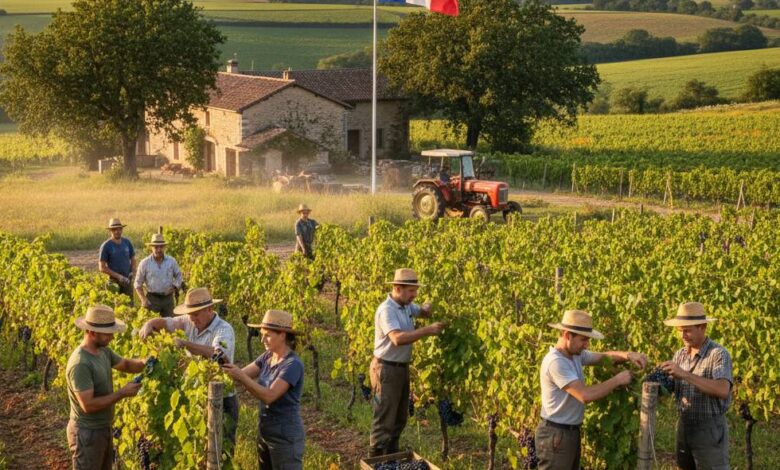 عقود عمل في مزارع فرنسا 2025 للذكور والإناث: فرص مميزة برواتب مجزية