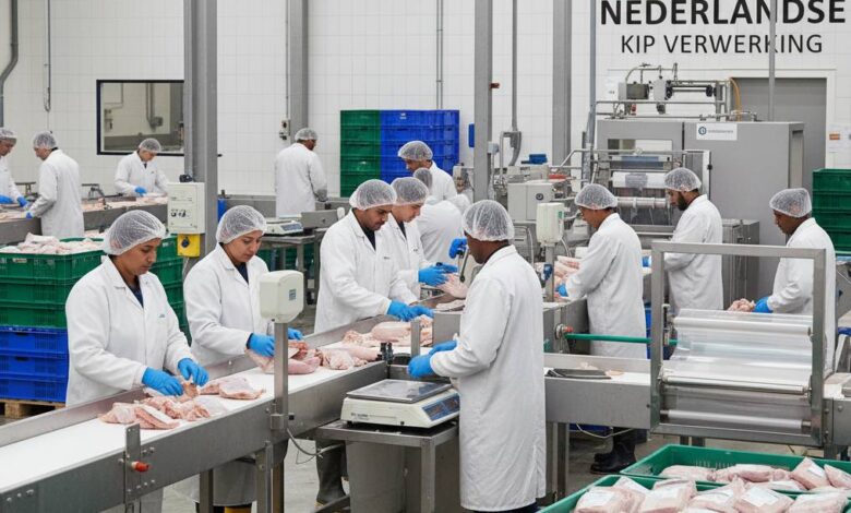 فرصة عمل في هولندا: مطلوب عامل إنتاج في مصنع دجاج براتب مغرٍ
