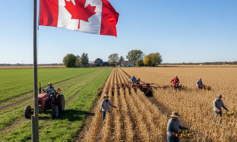 كندا تعلن عن عقود عمل دائمة في المزارع لفائدة الأجانب