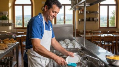 مطلوب عامل لغسل الأطباق في مدرسة بإيطاليا