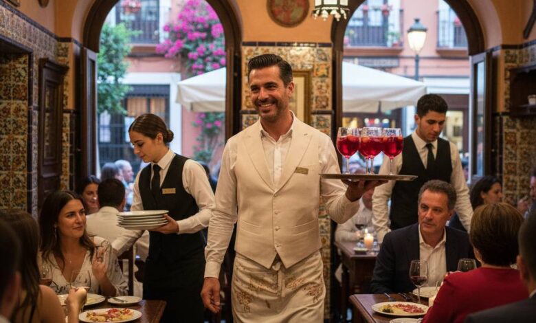 مطعم يبحث عن نادل ومساعدي نادل في اسبانيا