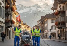 مطلوب عمال نظافة في شركة بدولة سويسرا