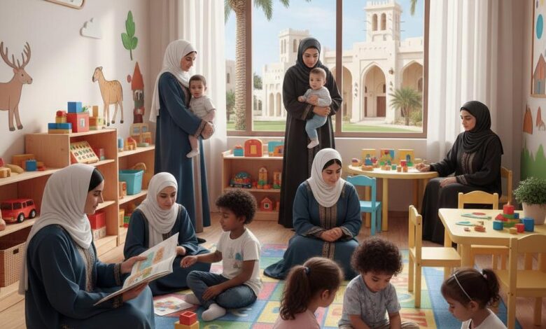 فرص عمل في رعاية الأطفال بسلطنة عمان