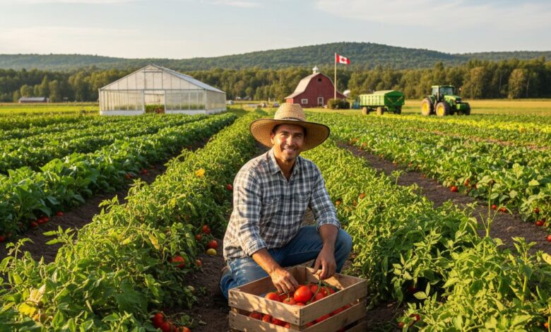 مطلوب عامل زراعي في إنتاج الخضراوات بكندا براتب 16 دولار في الساعة