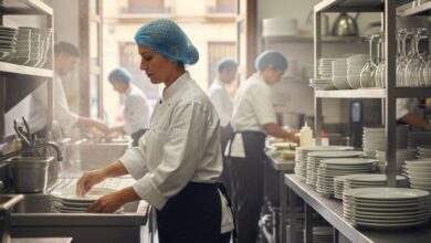 مطلوب عامل غسل الصحون للعمل في فندق بإسبانيا