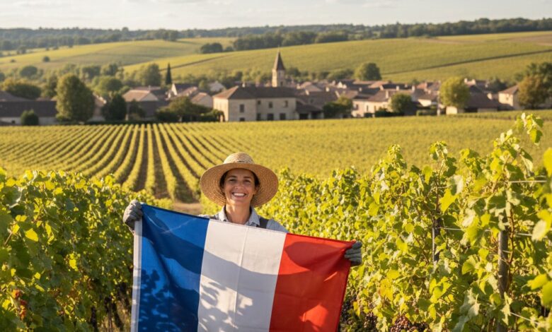 مطلوب عامل في مزارع العنب بفرنسا براتب يصل الى 2000 يورو شهريا