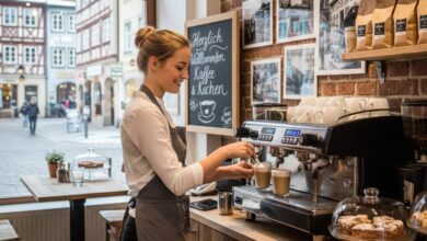 مقهى في ألمانيا يعلن حاجته إلى عامل أو عاملة – قدم الآن