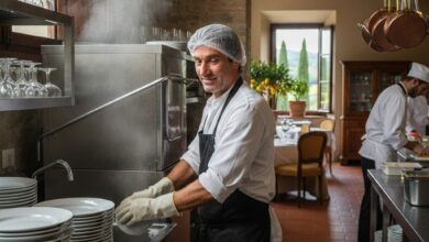 مطلوب عامل غسيل أطباق في فندق بايطاليا