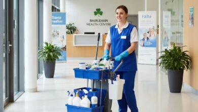 عقد عمل في إيرلندا: وظيفة عامل نظافة في مركز صحي