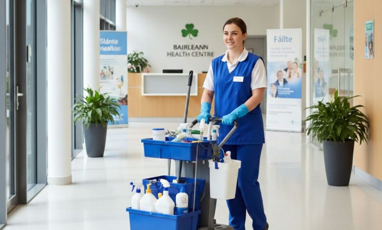 عقد عمل في إيرلندا: وظيفة عامل نظافة في مركز صحي