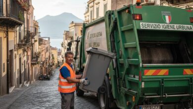 مطلوب سائق شاحنة جمع النفايات في ايطاليا