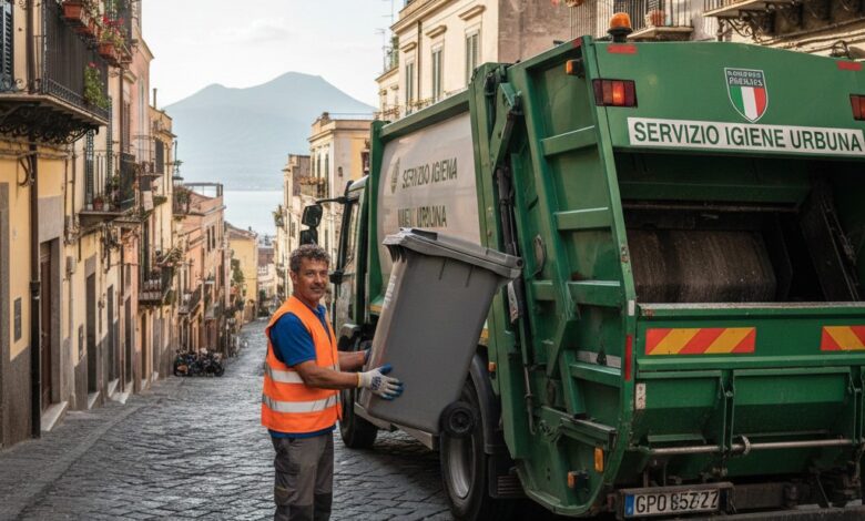 مطلوب سائق شاحنة جمع النفايات في ايطاليا