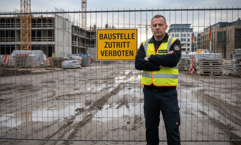 مطلوب حارس أمن بورشة بناء في ألمانيا