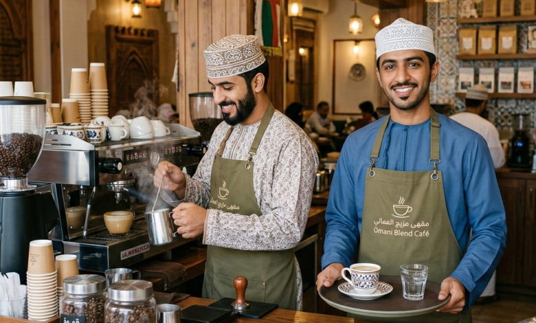 فرص عمل في مقاهي ومطاعم سلطنة عمان لنادلين وباريستا