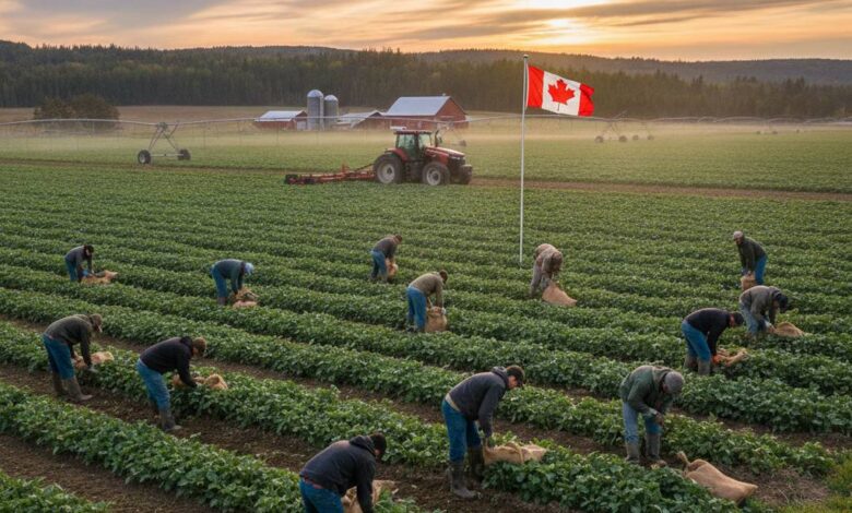 مزارع كندية تفتح باب التوظيف لعمال الزراعة مع توفير التدريب