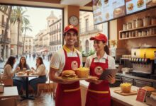 مطلوب نادل للعمل في مطعم وجبات سريعة بإسبانيا