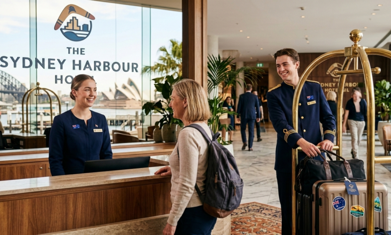 فندق فاخر في أستراليا يعلن عن توظيف موظف استقبال وحامل حقائب