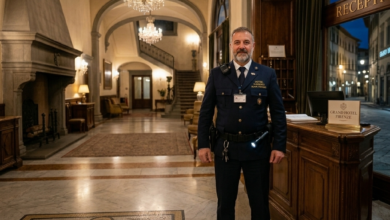 مطلوب حارس ليلي لفندق في إيطاليا مع توفير عقد قانوني