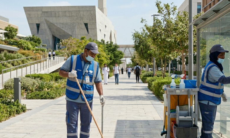 العمل في قطر: وظائف عاملات نظافة في المدينة التعليمية بالدوحة