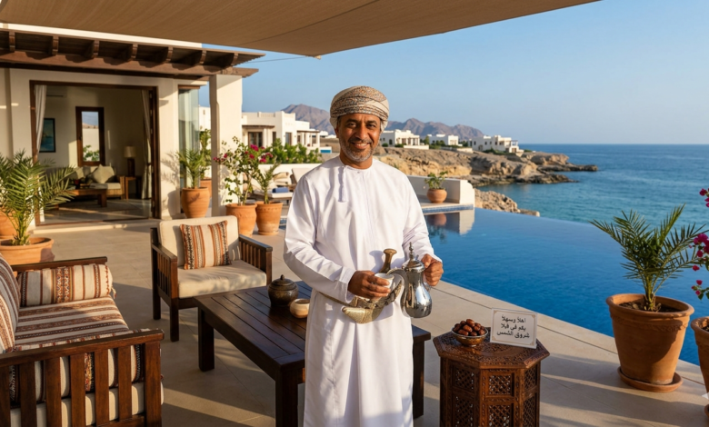 مطلوب مضيف في فيلا خاصة في سلطنة عمان مع مزايا عالية