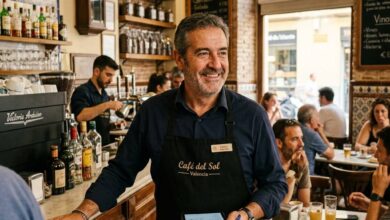 مطلوب مشرف مقهى في اسبانيا