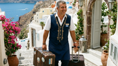 مطلوب حامل الحقائب لفندق في اليونان