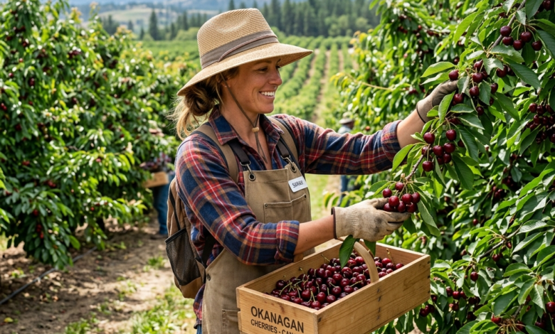 مطلوب عامل زراعي في مزرعة فاكهة بكندا