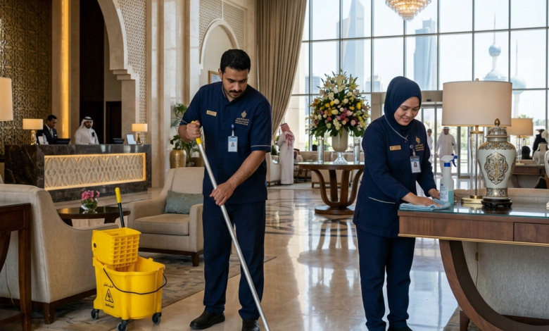 وظائف فنادق في الكويت 2026: توظيف عاملة نظافة بدوام كامل