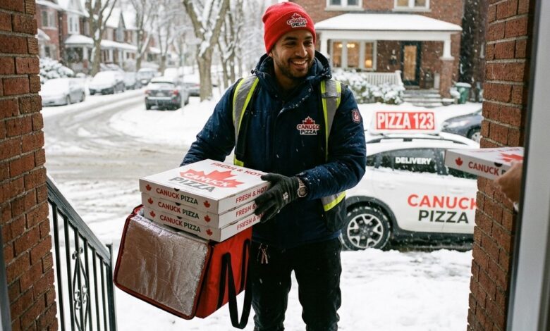 فرص عمل في كندا للعرب: سائق توصيل بيتزا براتب يومي ممتاز
