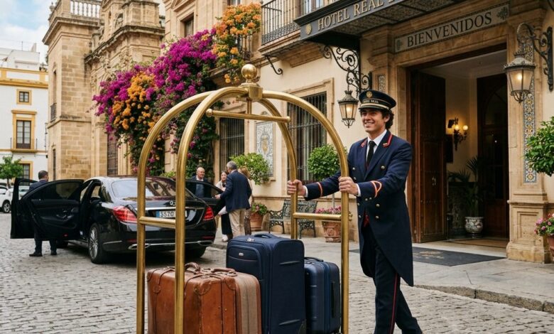 مطلوب عامل حمل الحقائب لفندق في اسبانيا