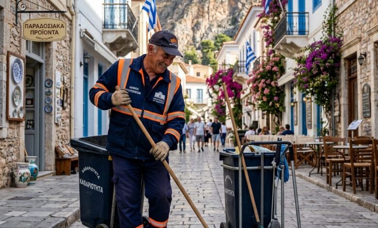 مطلوب عامل نظافة المناطق العامة في اليونان