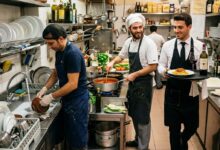 مطلوب مساعد مطبخ و غاسل أطباق و نادل في ايطاليا