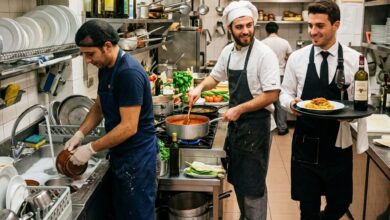 مطلوب مساعد مطبخ و غاسل أطباق و نادل في ايطاليا