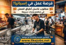 فرصة عمل في إسبانيا: مطلوب غاسل أطباق للعمل في مطعم وجبات سريعة