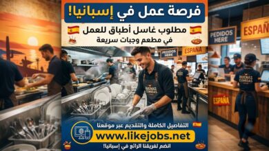 فرصة عمل في إسبانيا: مطلوب غاسل أطباق للعمل في مطعم وجبات سريعة